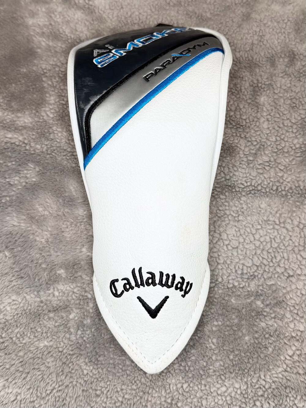 Callaway Paradym Ai Smoke Hybrid Rescue Golf Club Headcover 3H White Black Blue